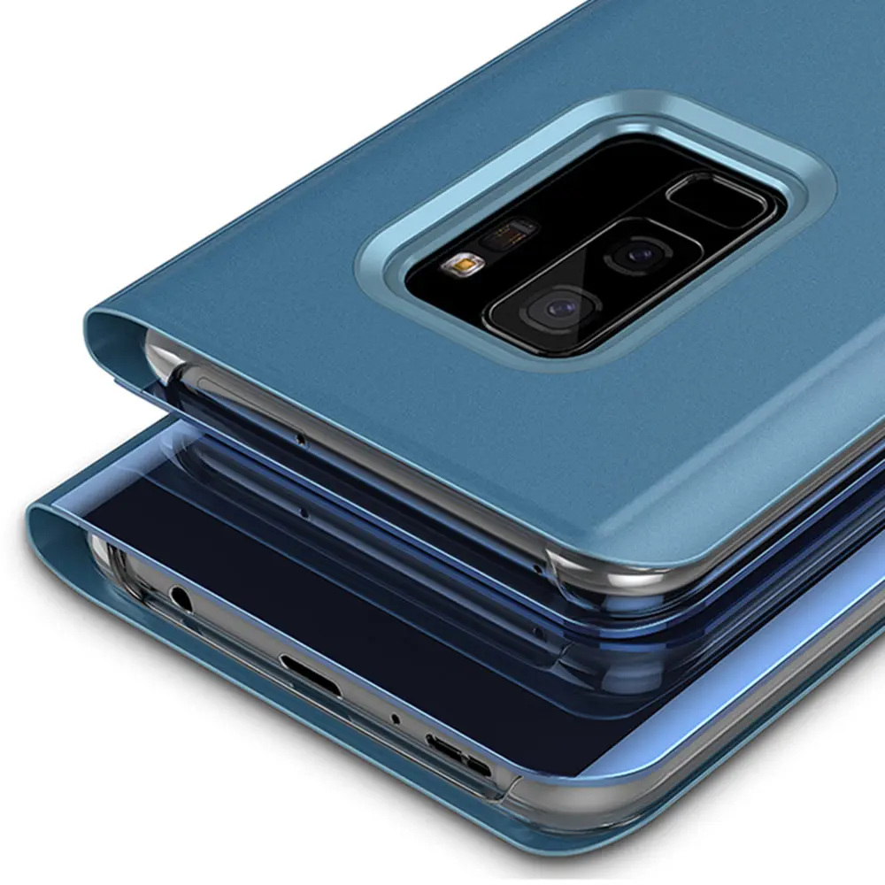 Умный зеркальный чехол OLAF для Samsung Galaxy S9 S8 S7 S6 Edge Plus For Note 9 8 5 J3 J5 J7 J6 A3 A5 A7 A8 2017 2018 |