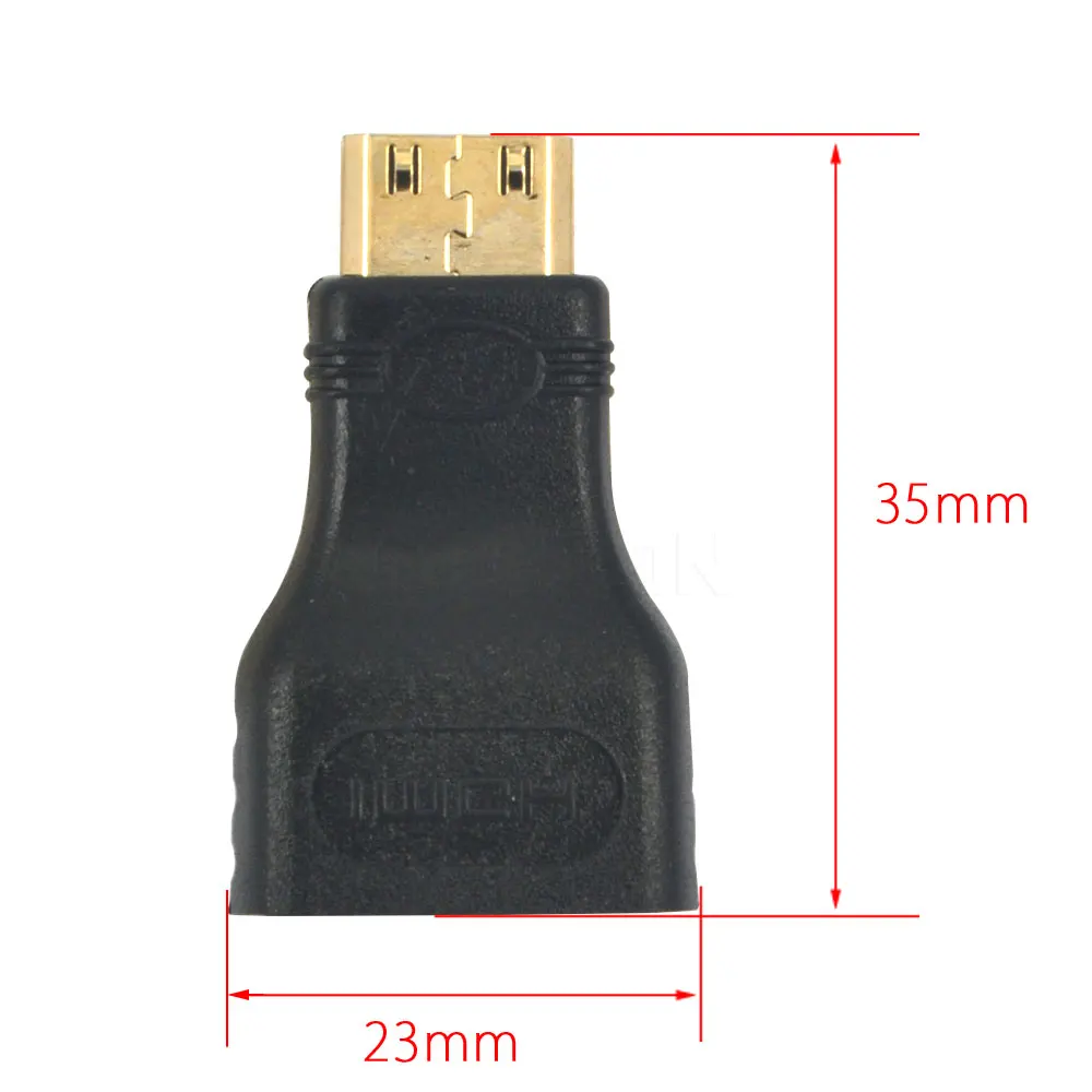 1 шт. HDMI совместимый конвертер Золотой удлинитель переходник Мама папа для Vedio TV