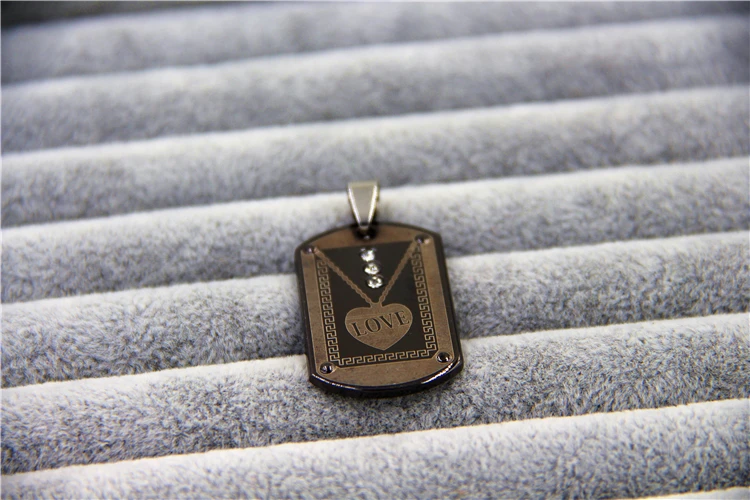 Подвеска бирка для собак из нержавеющей стали|charm fashion|fashion charmsblack charms |