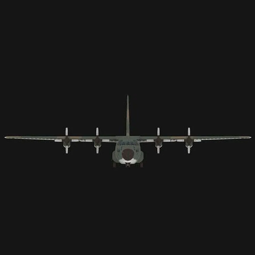 1:50 Plus C 130H Hercules Transporter 3D бумажная модель самолета в масштабе под давлением военный
