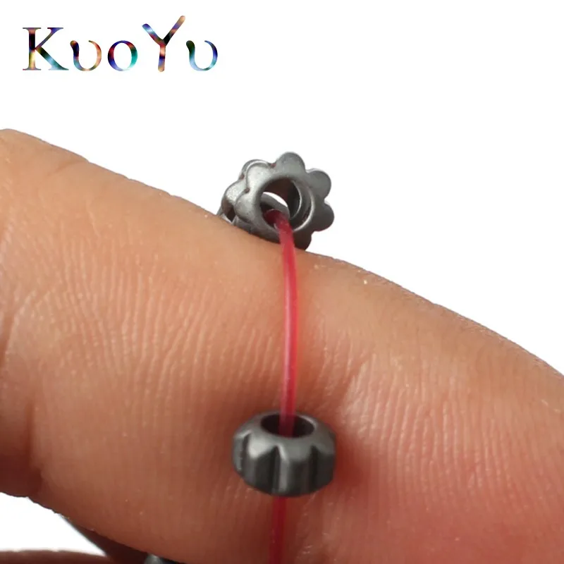 5x3mm Natural Stone Beads Matte Gold Sliver Blue Plated Hematite Loose Geometric Rondelle For Jewelry Making Diy Bracelet | Украшения и
