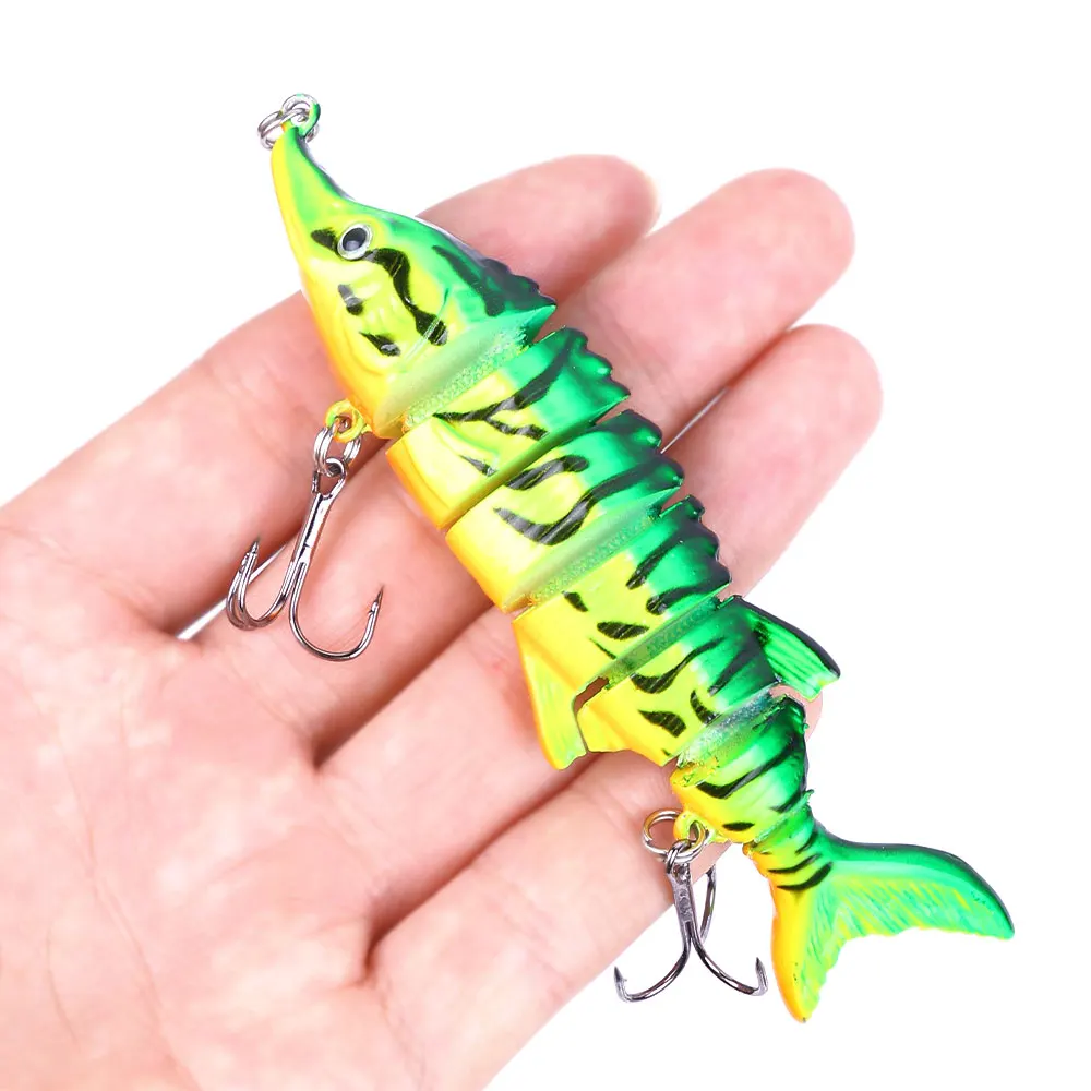 

1PCS Multi Jointed Swimbait Sinking Wobblers 11cm 16g 7 Jointed Swimbait Hard Fishing Lure