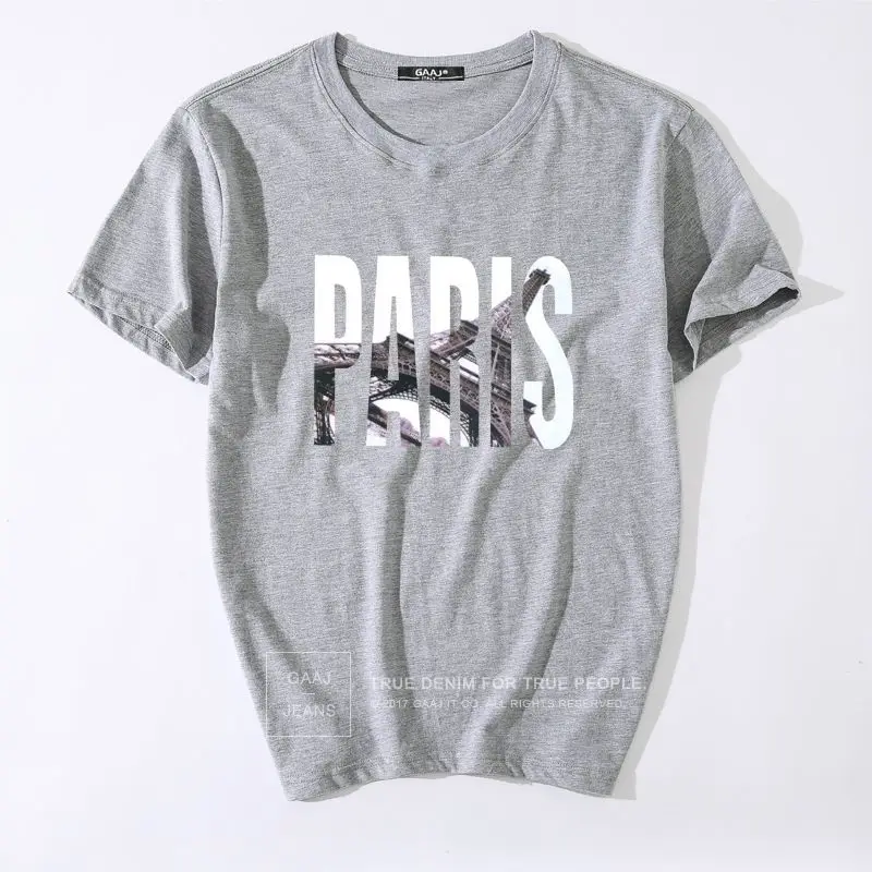 Мужские футболки с принтом буквенным пари для мужчин футболка плюс размер одежда