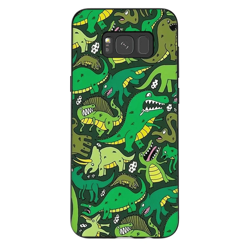 Силиконовый чехол для мобильного телефона с изображением животных динозавра