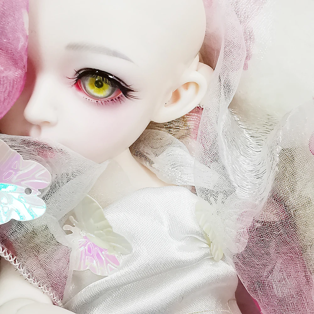 Bjd eye brinquedo 16 мм 18 14 принт bjd желтый цвет кукольный глаз для BJD куклы игрушки sd