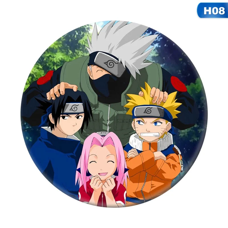 Нагрудный знак Косплэй аниме Гаара Uchiha SASUKE uzumaki костюм брошь пластиковый держатель - Цвет: 08
