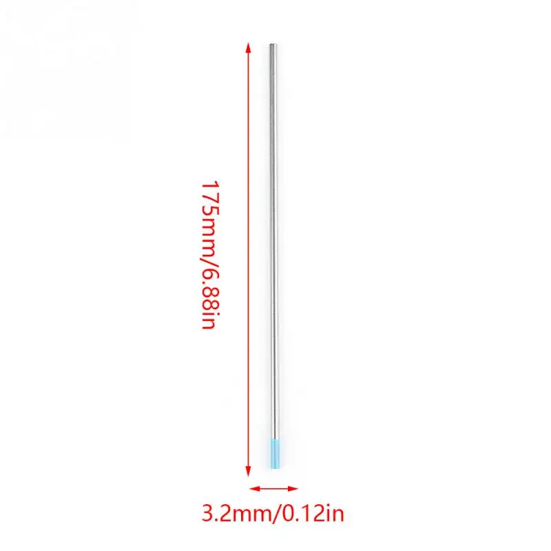 3.2mmx175mm 10 шт. коробка WL20 вольфрамовый электрод Профессиональный Tig Rod 2,0 Lanthanated для сварочного аппарата - Цвет: 3.2mmx175mm