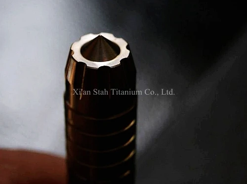Harga Titanium TC4 EDC 138Mm Panjang Taktis Pertahanan Diri Gel Roller Pena Berkualitas Glossy / Matte Permukaan Finishing Untuk Pilihan