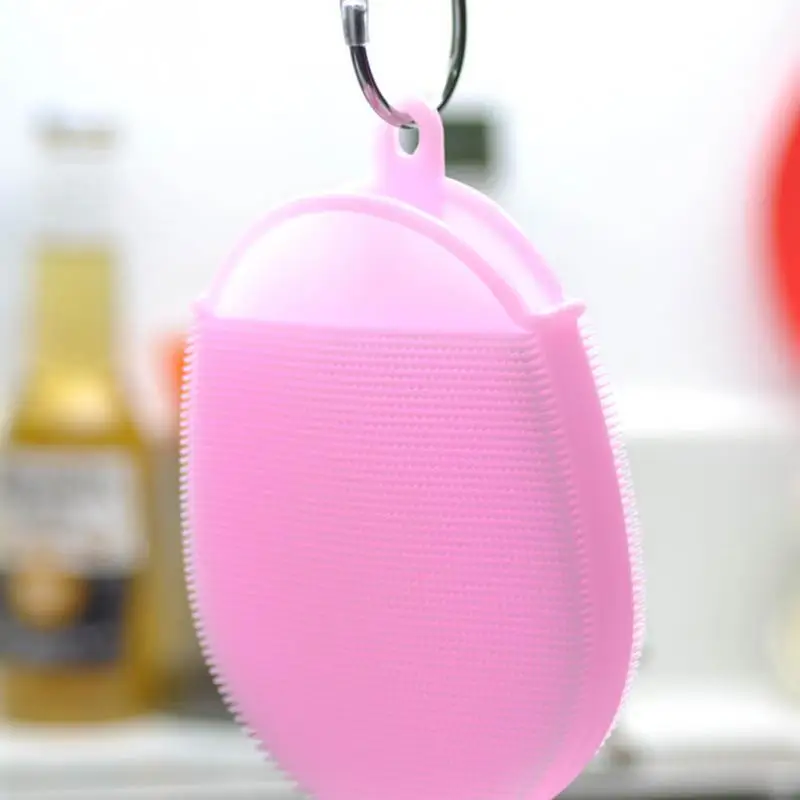 Перчатка Форма Кухня Волшебные Силиконовые Блюдо чаша чистящие щетки чистящий