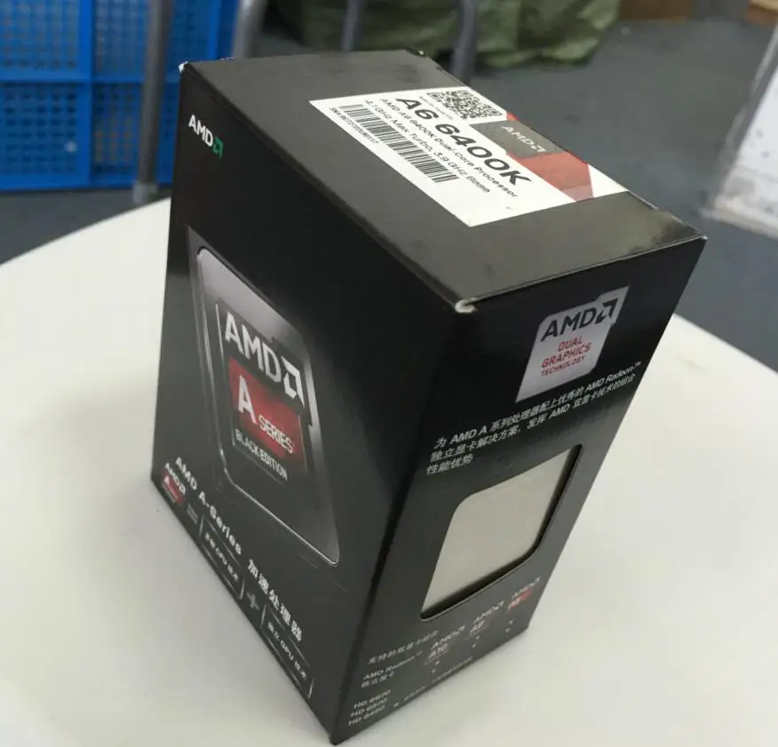 AMD A6 Series 6400K 6400 двухъядерный процессор APU FM2 100% рабочий для настольного