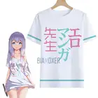 Eromanga Sensei футболки Sagiri Izumi Косплей костюмы Ero манга Sensei футболки пижамы с коротким рукавом летние футболки