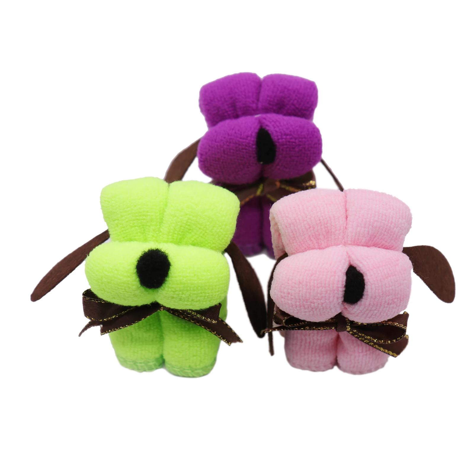 День Рождения Моделирование Творческий щенок торт полотенце Симпатичные