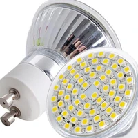 5 x gu10 ampoule lampe bulb a 60 3528 smd led blanc chaud 5w led globe bulbs