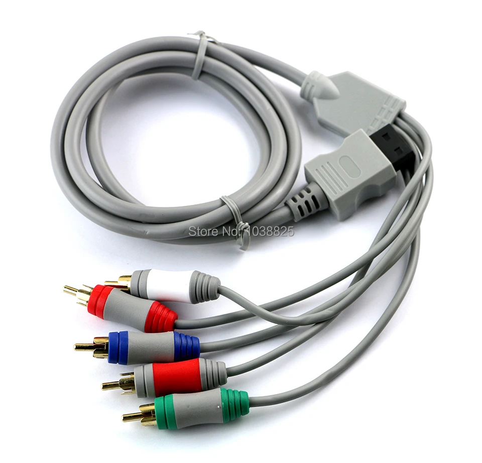 1 8 м 6 футов 1080P Компонентный кабель HDTV Аудио Видео AV 5RCA для Nintendo Wii натуральная и