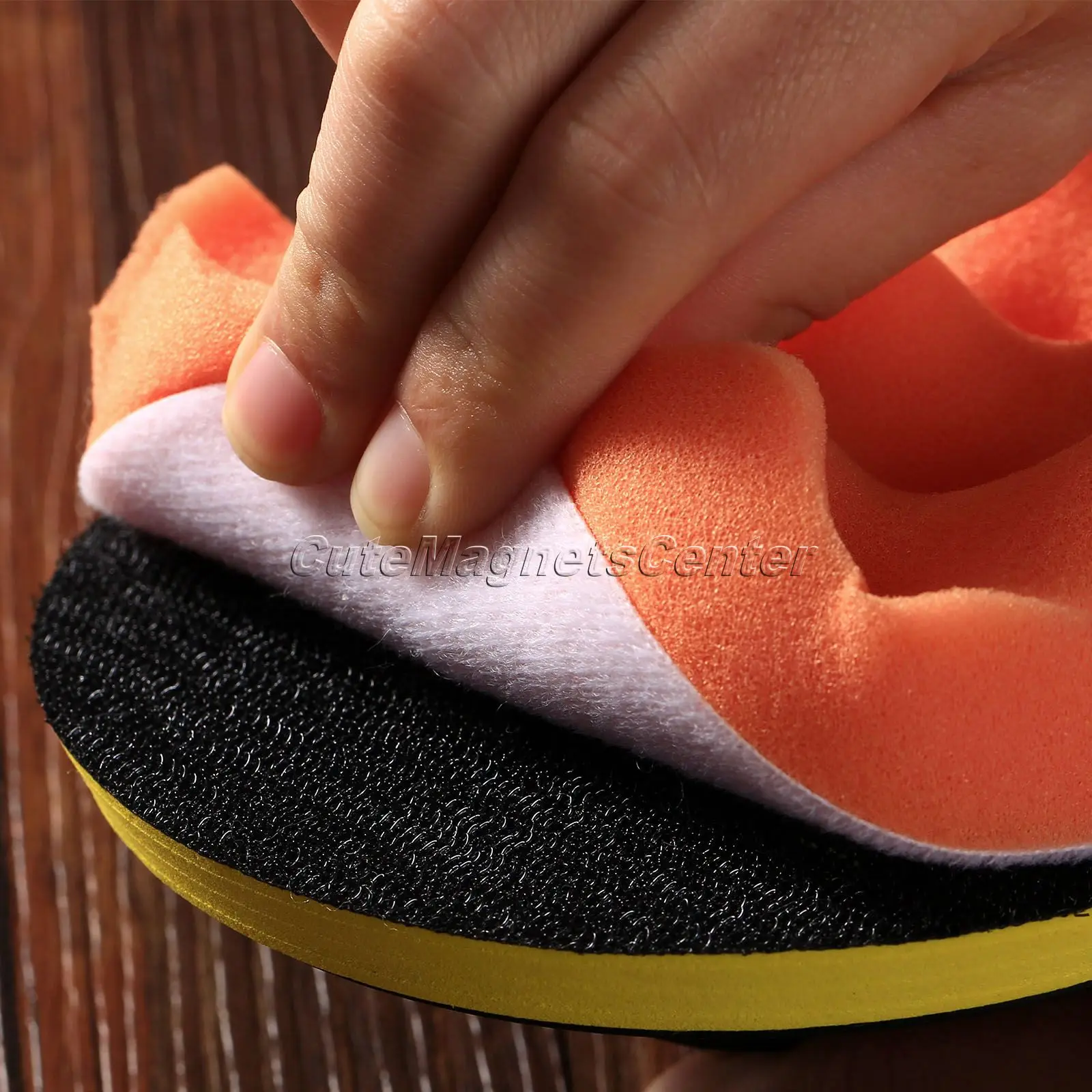 

5Pcs/Set 125mm 5 Inch Polishing Buffer Pad Car Cleaning Buffing Pad+ M10 Backer Plate for Car Styling Auto Wash Paint Care Tools