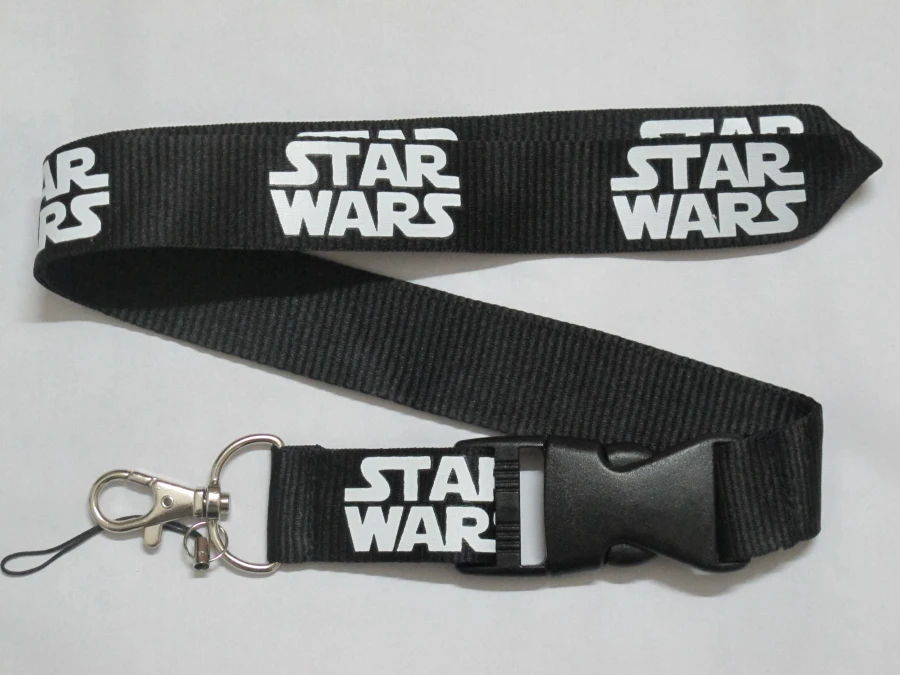 Один PC Мужчины STARWARS ключ талреп значок Звездные войны ремешки на шею для мобильного телефона ID Держатели