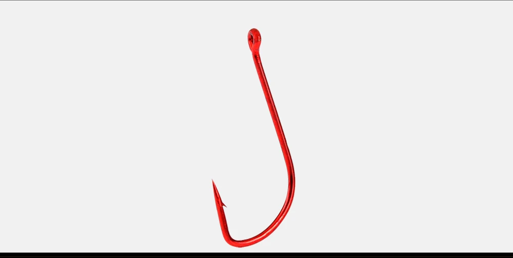 FISH KING Высокоуглеродистая сталь размер 50 шт./лот 6#-14# рыболовный крючок-приманка Барб Рыболовный крючок с кольцом глаз рыболовные снасти аксессуары