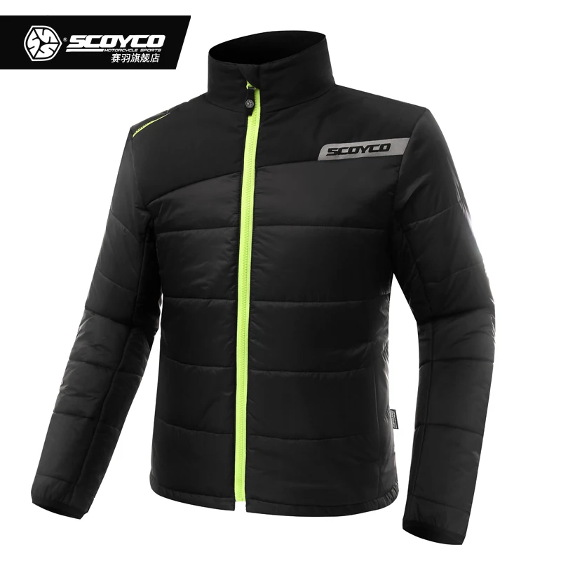 Scoyco jk55 Защитная куртка Спорт Мотоцикл отдых гонки Светоотражающие Утепленная