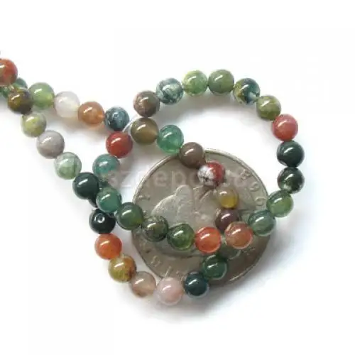 2018 Новое поступление модные круглые бусины в форме крови нитка 4 мм/15 5 дюйма |