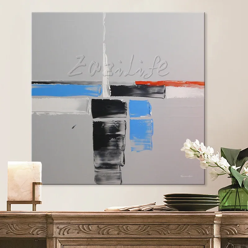 Ручная роспись на холсте картина маслом настенные картины для гостиной декор