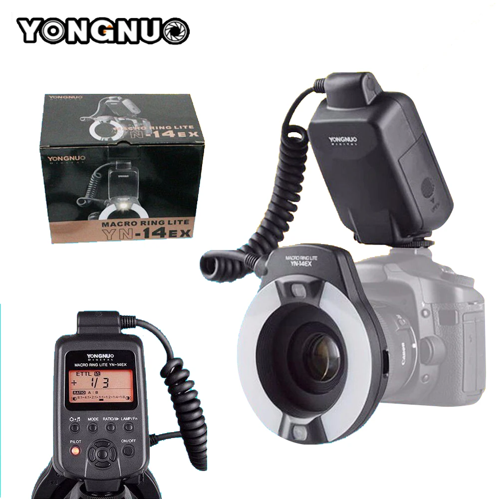 Фотовспышка Yongnuo YN 14EX YN14EX TTL для Canon 6d 60d 5d mark iii 550d 1100d 650d 600d 700d 7d 5d3|yongnuo yn-14ex|flash