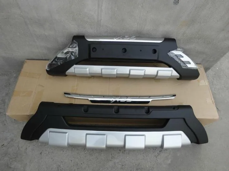 High quality plastic ABS Chrome Front+Rear bumper cover trim For 2010-2012 Hyundai ix35 | Автомобили и мотоциклы