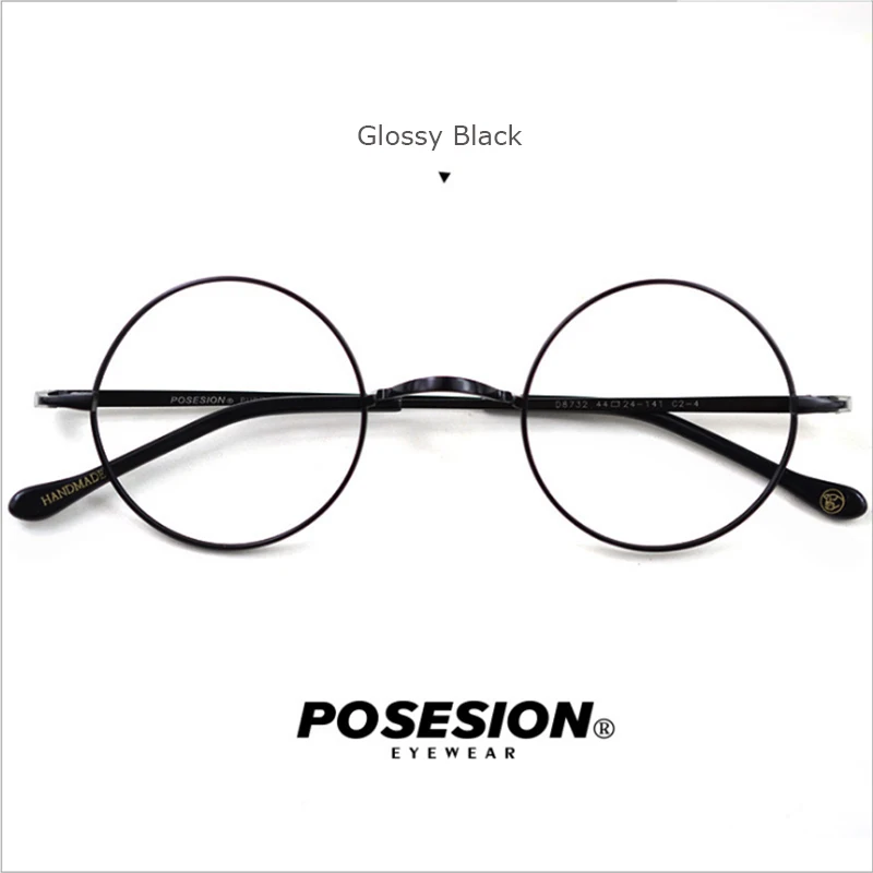 PS9087 C03 POSESION, оптическая оправа для очков, для мужчин и женщин, Ретро стиль, Круглый, титан, компьютерные очки, оправа для очков, для прозрачных линз, для мужчин, PS9087 - Цвет оправы: PS9087 C03