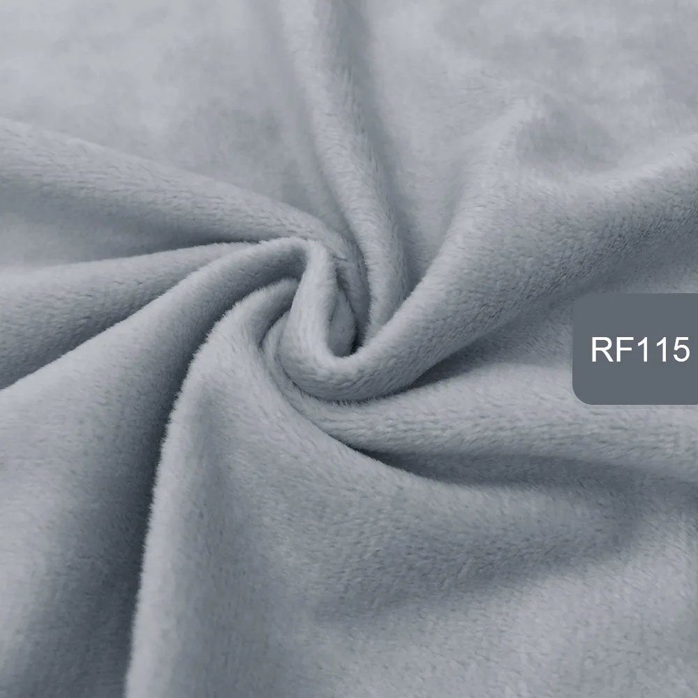 rf115 Zyfmptex 1 шт. Minky ткани для шитья ручной работы Домашний текстиль ткань для игрушек плюшевая ткань пэчворк сплошной цвет стиль 45*50 см - Цвет: rf115