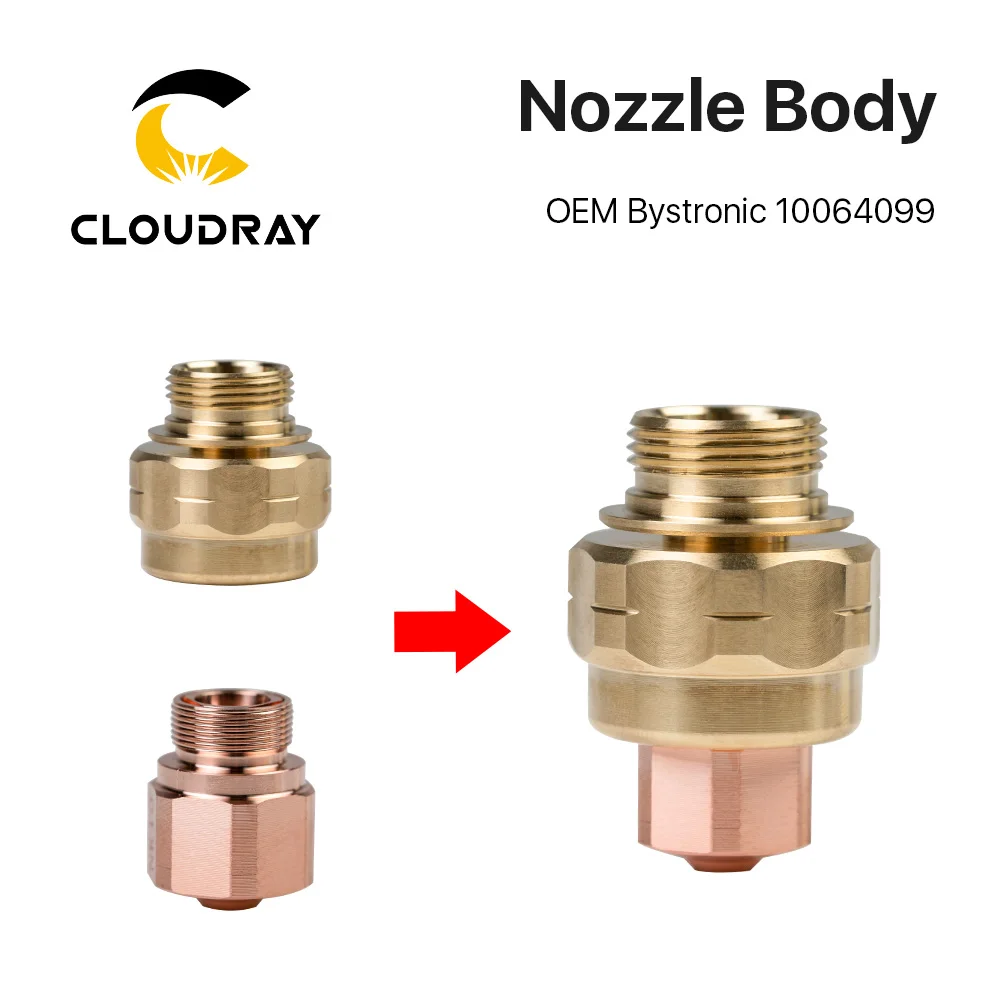 Держатель для лазерных насадок Cloudray M15 M10 OEM Bystronic 10064099 волоконной лазерной