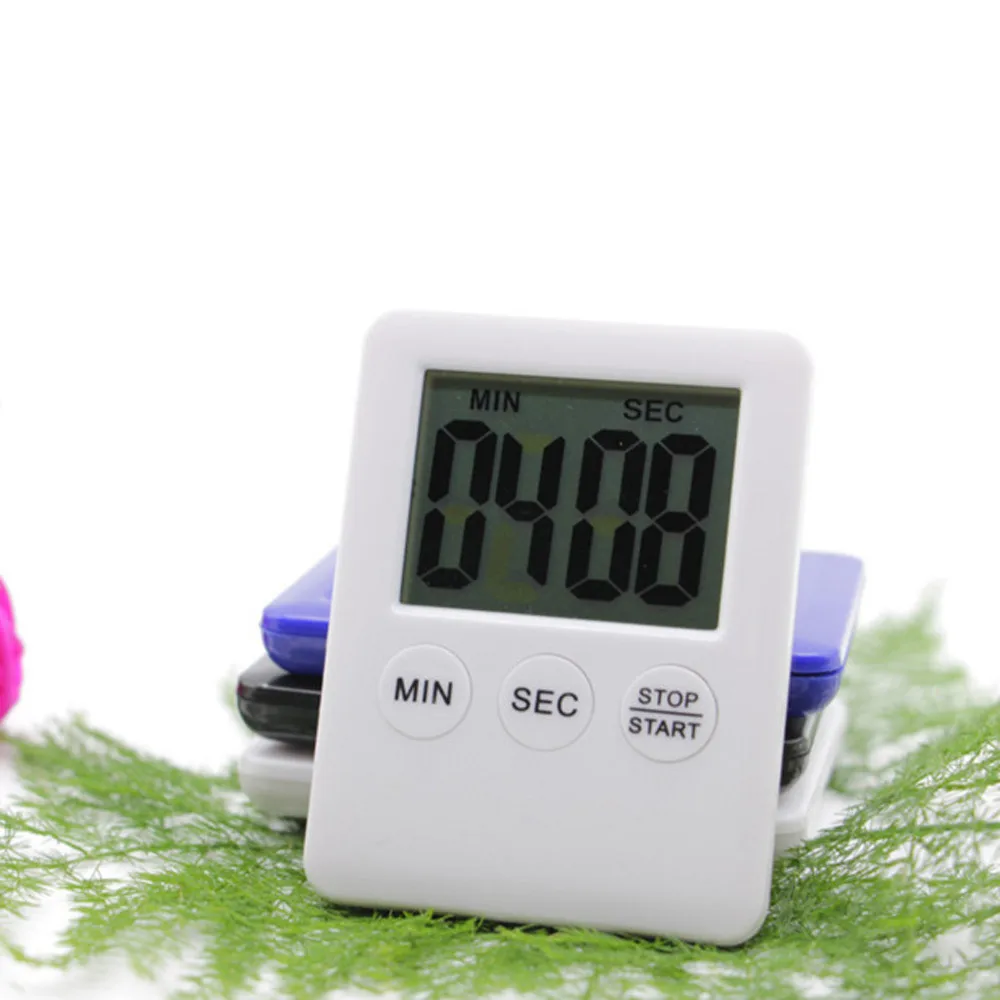 Digital kitchen timers LCD stopwatch Reminder Alarm Cooking alarm Clock Loud magnets Count-Down Up second buttons F121 | Дом и сад