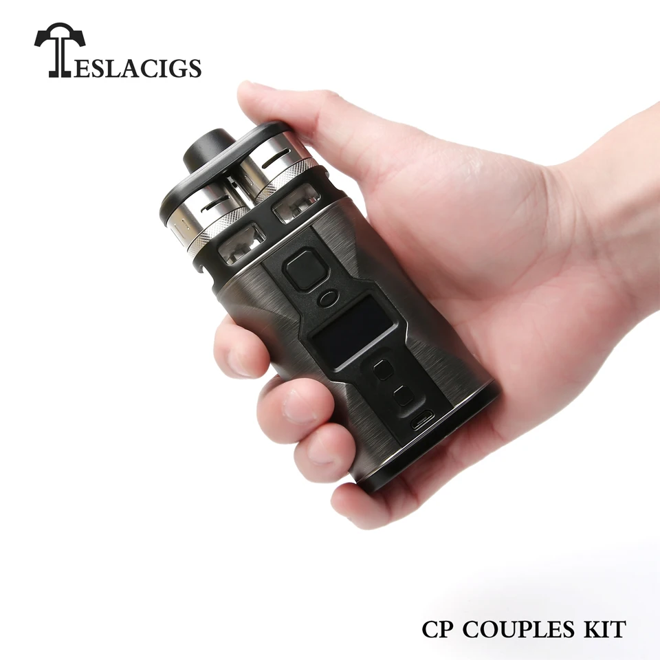 Оригинал Тесла CP пары комплект Двойной rdta Tank испаритель Vape TC TCR Electronice сигареты
