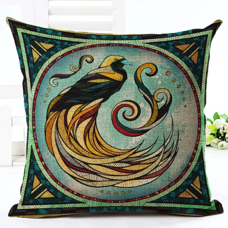 Дикие животные хлопок лен наволочка на подушку Акварель кресло и талия