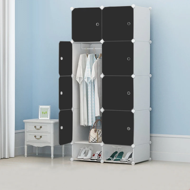 2017 Новый Простой гардероб Современная экономичная сборка шкаф для хранения