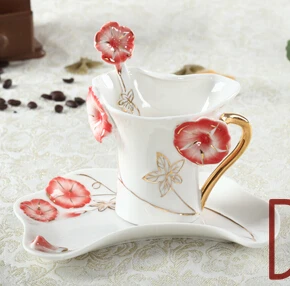 Европейский стиль 2015 черный чай керамический костяной кофе чашки набор