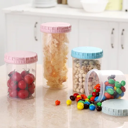 1 шт. контейнер для хранения пищевых продуктов пластиковая бутылка из пшеничной