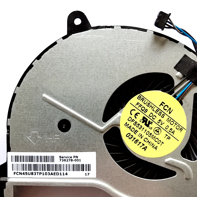 Новый охлаждающий вентилятор для ноутбука HP Pavilion 15-N000 15-N100 15-N200 15-n002tu 15-N002AX 15-N010AX |