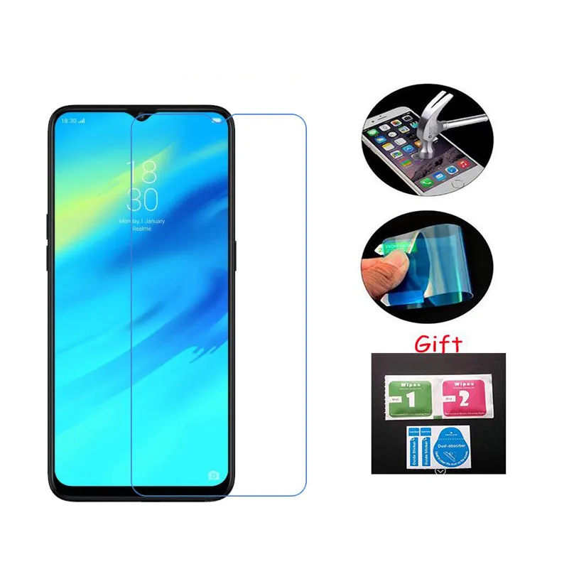 Защитное стекло 3X для OPPO REALME 2 PRO нано мягкое закаленное Взрывобезопасное