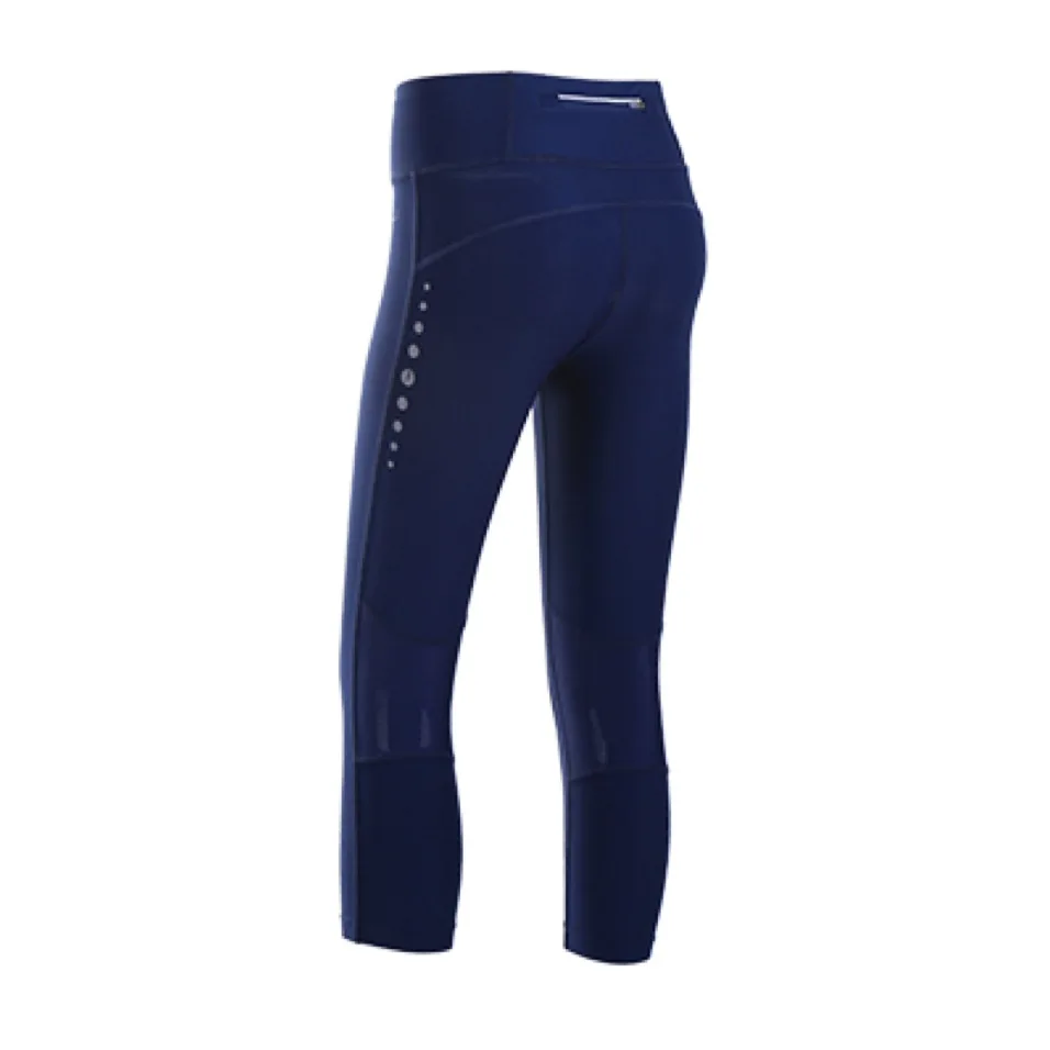 U шорты для бега Женские Светоотражающие сетчатые Спортивные Компрессионные с