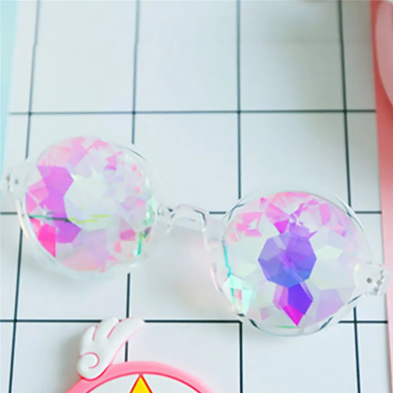Очки Rave Festival Party EDM солнцезащитные очки Diffracted Lens 2019 женские zonnebril dames 40al29 |