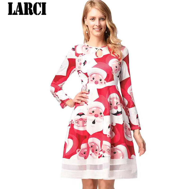 LARCI 2018 новый летний Для женщин мода с длинным рукавом o образным вырезом цветочный