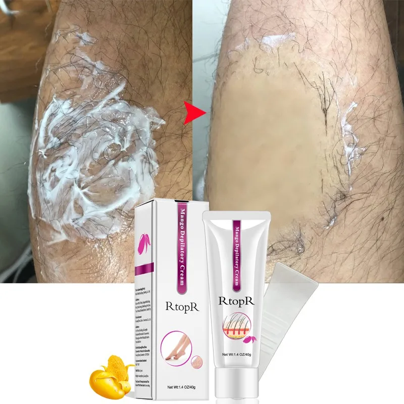 Mango депиляционный крем для тела не вызывает болезненных ощущений эффективный
