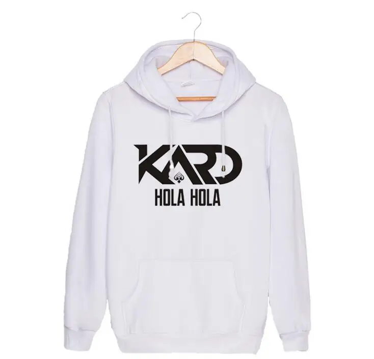 Флисовая Толстовка Kpop k.a.r.d kard альбом hola с названием участников Осень зима k pop