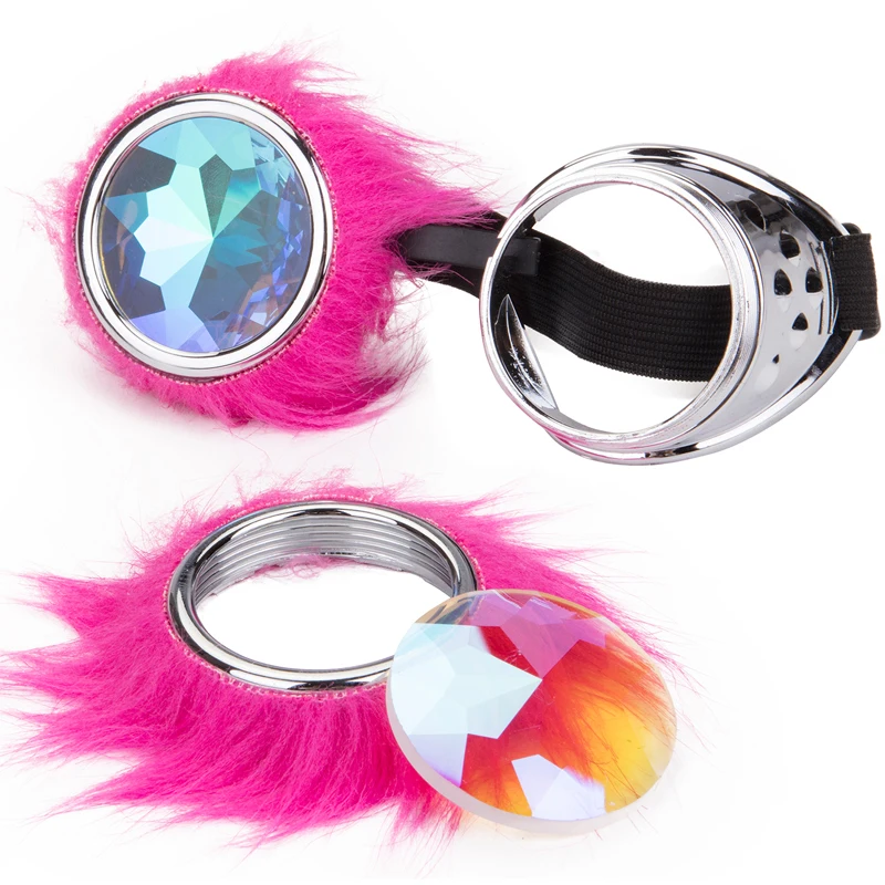 Флората линза калейдоскопа Rave фестиваль вечерние EDM стекла es Косплей Винтаж очки