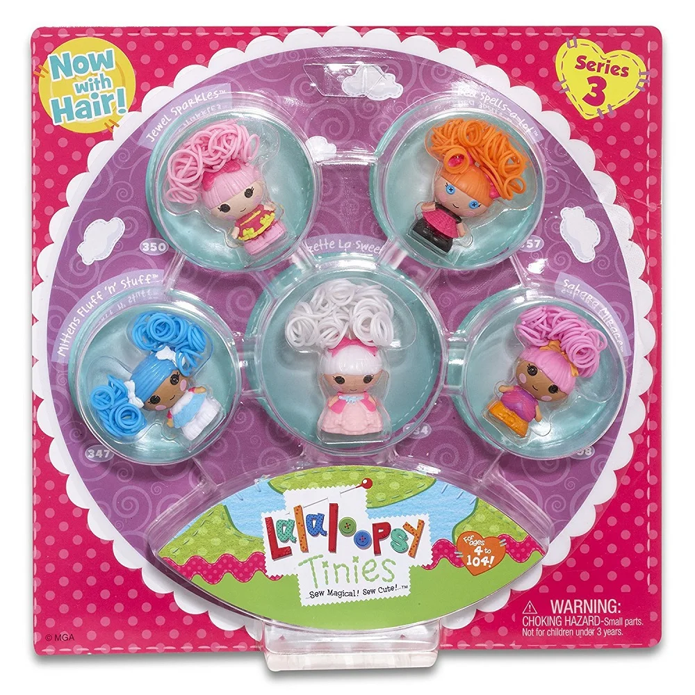Skyleshine 5 шт./компл. мини куклы Lalaloopsy набор игрушек для девочек игровой домик