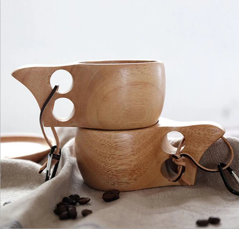 2016 оригинальная экспортируется в Финляндии дерево кружка деревянная Кофе чашка