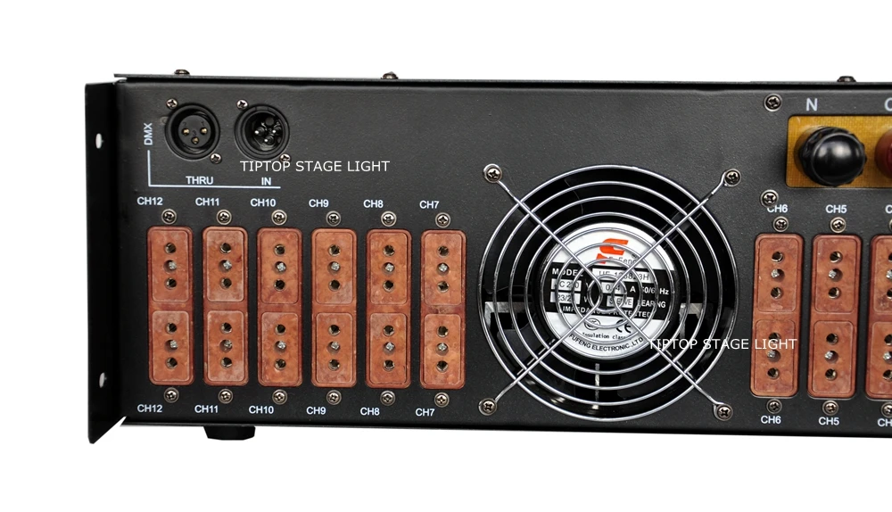 8012CH DMX 12CH X 4KW цифровые диммеры система управления освещением 1602 ЖК-дисплей 12 петля воздушного охлаждения AC100V-220V