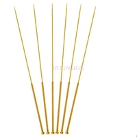 acupuncture needle fully gold plated acupunctures dry chinese medicine meridian cone moxibustion knife medical care tool beauty