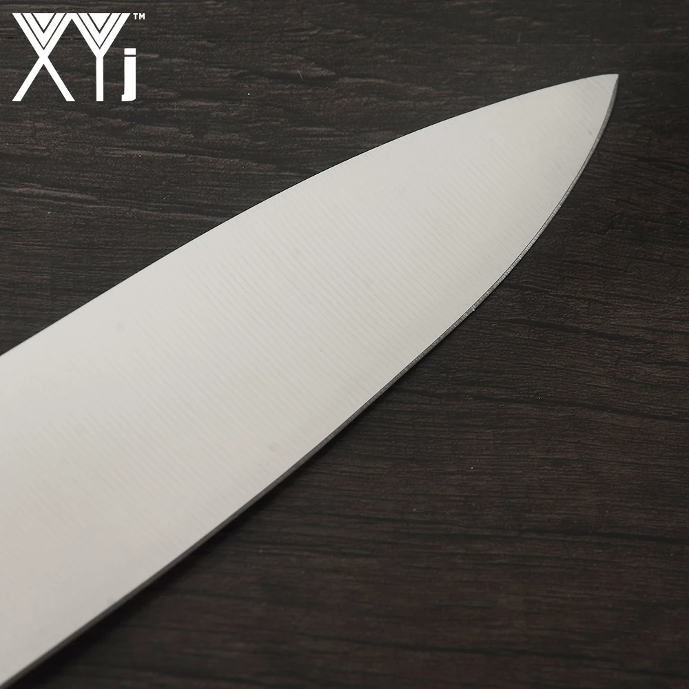 XYj набор кухонных ножей из нержавеющей стали, нож шеф-повара, японский нож для нарезки овощей, ультра-тонкие кухонные аксессуары, столовые приборы
