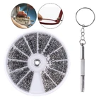 600 шт очки солнцезащитные очки часы крошечные винты гайка ассортимент ремонтный набор инструментов