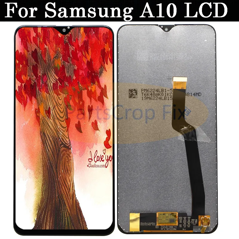 ЖК-экран с дигитайзером для Samsung galaxy A10 A105/DS A105F A105FD A105M сенсорный экран рамкой |